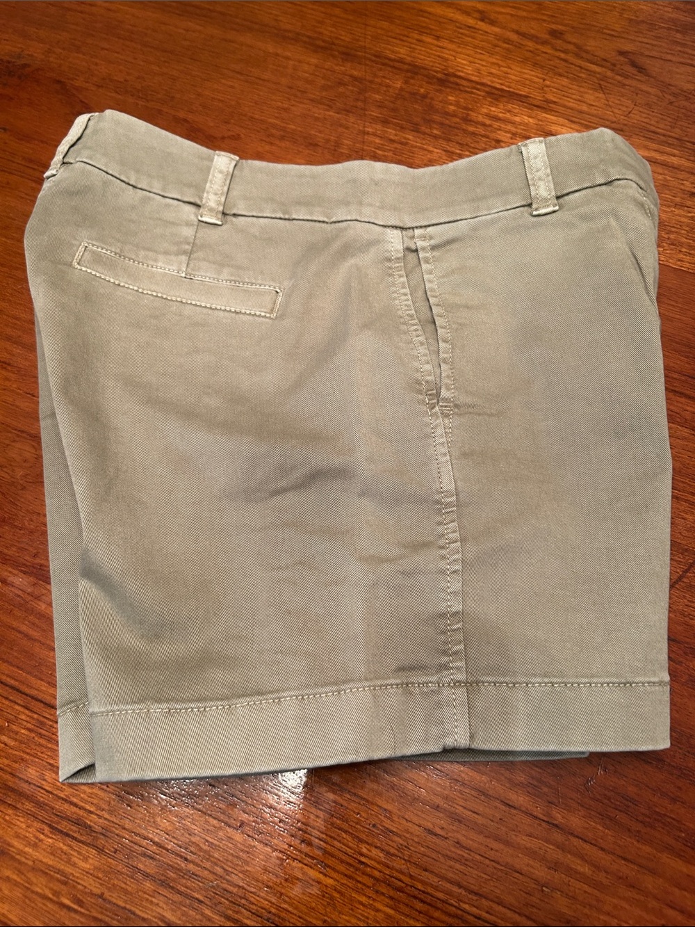J. Crew Olive Cotton Chino Bermuda Shorts - Picture 7 of 13